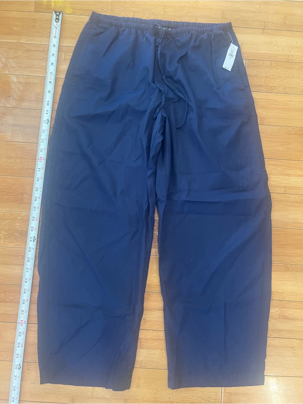 NWT 100% Cotton Poplin Easy Barrel Pants - Picture 7 of 11